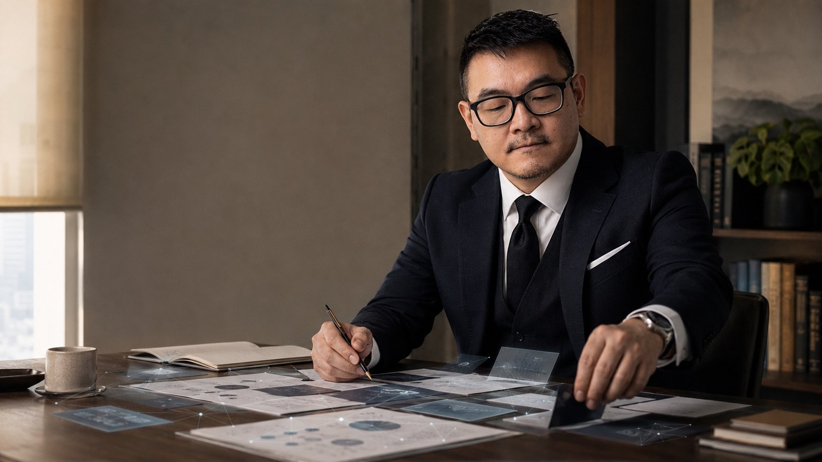 Alan Yeong reviewing a practical AI-enabled business workflow
